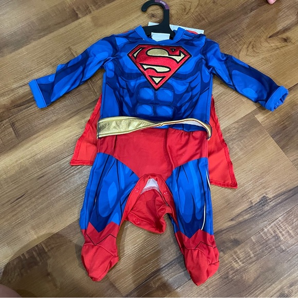 Superman costume baby 0-6m - Picture 1 of 2